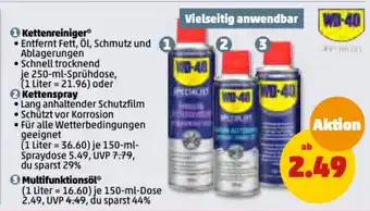 PENNY WD-40 Kettenreiniger 250ml Angebot