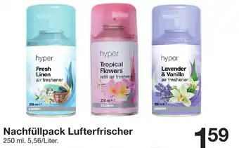 Zeeman Nachfüllpack Lufterfrischer 250 ml. Angebot