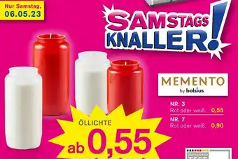 KODi MEMENTO by bolsius ÖLLICHTE NR. 3 Angebot