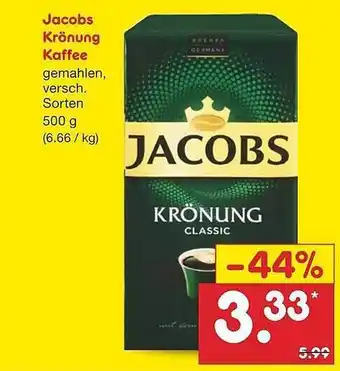 Netto Marken-Discount Jacobs Krönung Kaffee Angebot