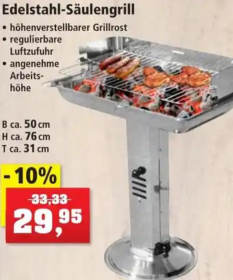 Thomas Philipps Edelstahl-Säulengrill Angebot