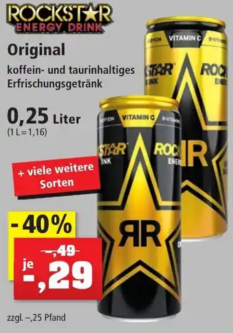 Thomas Philipps ROCKSTAR ENERGY DRINK Original 0,25 Liter Angebot