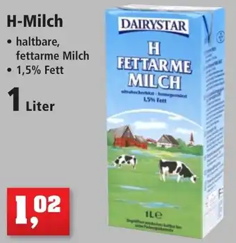 Thomas Philipps DAIRYSTAR H-Milch 1 Liter Angebot