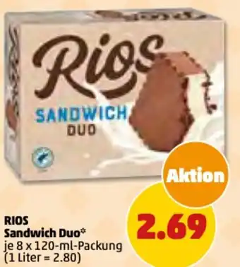 PENNY RIOS Sandwich Duo 8*120ml Angebot