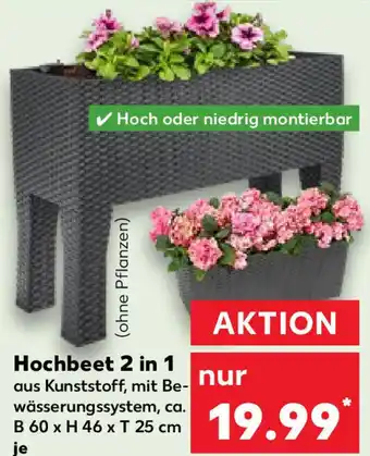 Kaufland Hochbeet 2 in 1 Angebot