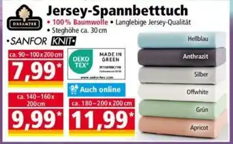 Norma DREAMTEX Jersey-Spannbetttuch 90/100*200 Angebot