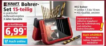 Norma KRAFT Werkzeuge Bohrer-Set 15-teilig Angebot