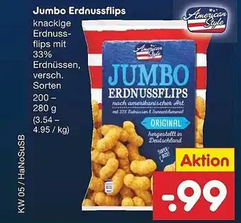 Netto Marken-Discount Jumbo Erdnussflips Angebot