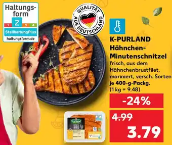 Kaufland K-PURLAND Hähnchen-Minutenschnitzel 400 g Angebot