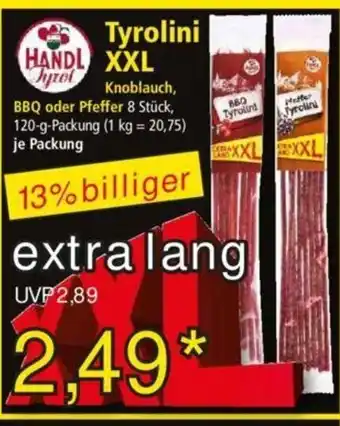 Norma HANDL Tyrol Tyrolini 120g Angebot