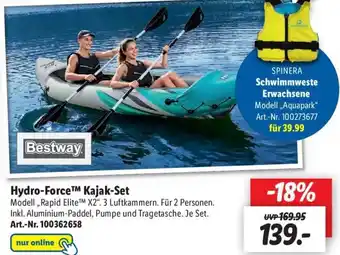 Lidl Bestway Hydro-Force™ Kajak-Set Angebot