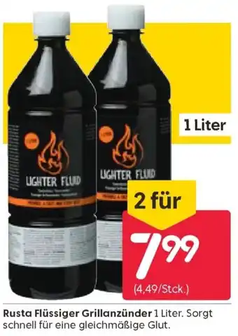 Rusta Rusta Flüssiger Grillanzünder 1 Liter Angebot