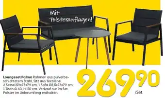 Rusta Loungeset Palma Angebot