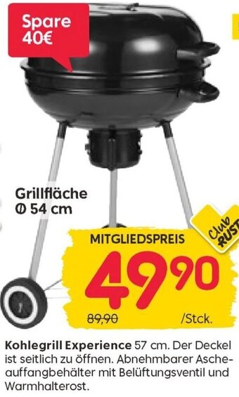 Rusta Kohlegrill Experience Angebot