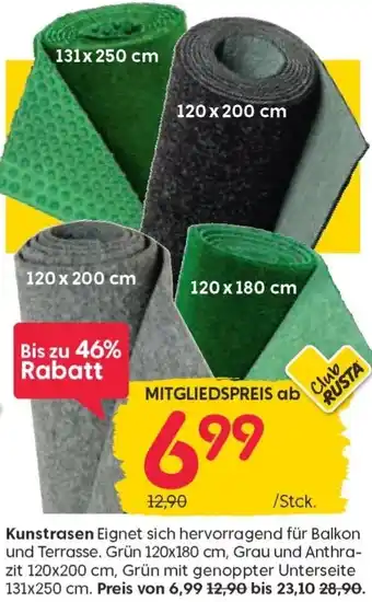 Rusta Kunstrasen Angebot