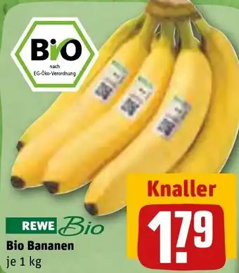 REWE Bio Bananen 1 kg Angebot