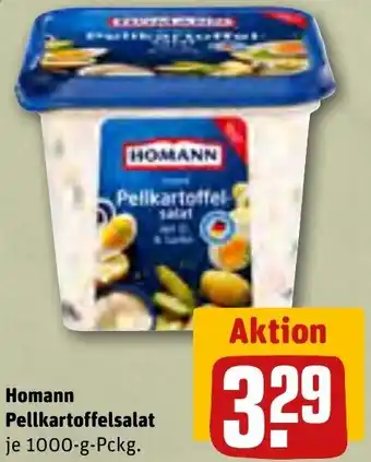 REWE Homann Pellkartoffelsalat 1000-g-Pckg. Angebot