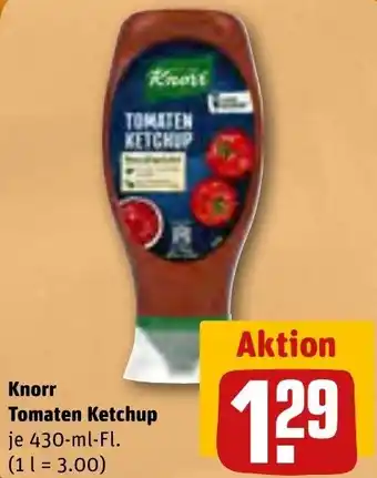 REWE Knorr Tomaten Ketchup 430-ml-Fl. Angebot