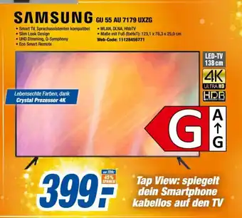 Expert SAMSUNG Smart TV LED-TV 55 | GU55AU7179UXZG Angebot