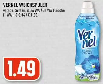 Edeka VERNEL WEICHSPÜLER 34 WA/32 WA Flasche Angebot