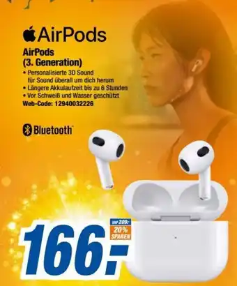 Expert Apple AirPods Gen.3 Angebot