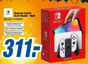 Expert Nintendo Switch OLED-Modell - Weiß Angebot