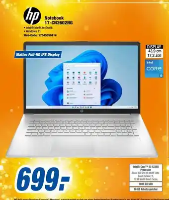 Expert hp Notebook 17-CN2602NG Angebot