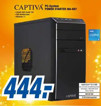 Expert CAPTIVA POWER PC-System STARTER 166-607 Angebot