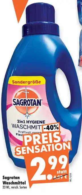 Mäc Geiz Sagrotan Waschmittel 23 WL Angebot