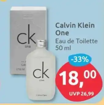 Budni Calvin Klein One Eau de Toilette 50 ml Angebot