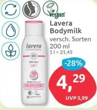 Budni Lavera Bodymilk 200ml Angebot