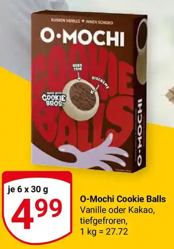 Globus O-Mochi Cookie Balls Vanille oder Kakao 6*30g Angebot