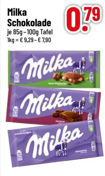 trinkgut Milka Schokolade 85-100g Angebot