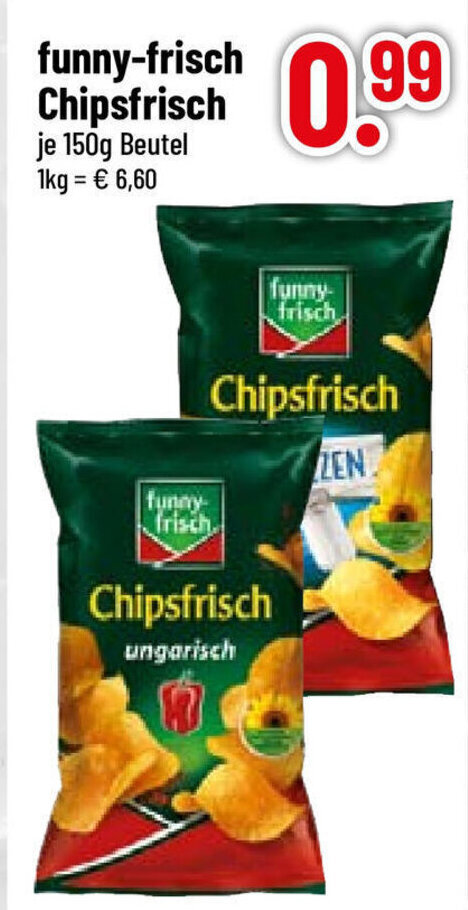 funny-frisch Chipsfrisch 150g Angebot bei trinkgut