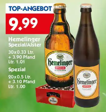 Hol'ab Getränkemarkt Hemelinger Spezial/Alster 30*330ml o. Spezial 20*500ml Angebot