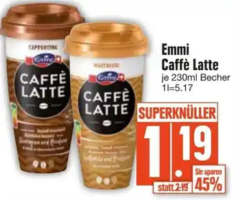 Edeka Emmi Caffè Latte 230 ml Becher Angebot