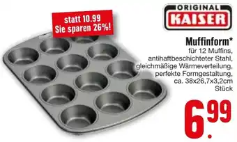 Edeka ORIGINAL KAISER Muffinform Angebot