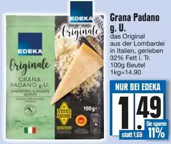 Edeka EDEKA Originale Grana Padano 100g Beutel Angebot