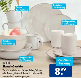 Aldi Süd CROFTON Skandi-Geschirr Angebot