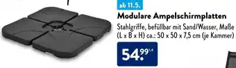 Aldi Süd Modulare Ampelschirmplatten Angebot