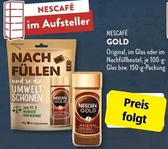 Aldi Süd NESCAFÉ GOLD 100-150 g Packung Angebot