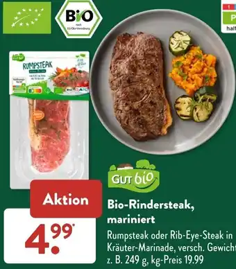 Aldi Süd GUT bio Bio-Rindersteak, mariniert Angebot