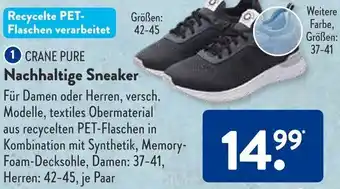 Aldi Süd CRANE PURE Nachhaltige Sneaker Angebot