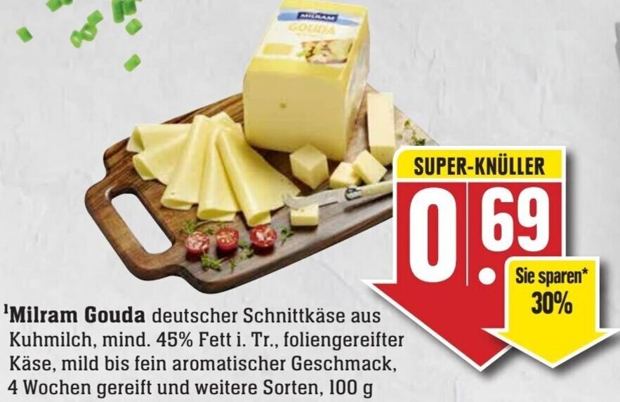 'Milram Gouda 100 g Angebot bei Edeka