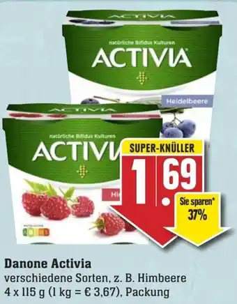 Edeka Danone Activia 4x115 g Packung Angebot