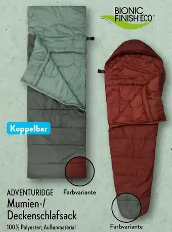 Aldi Nord Mumienschlafsack Angebot
