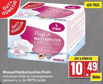 Edeka GUT& GÜNSTIG Wasserfilterkartuschen Profi+ Angebot