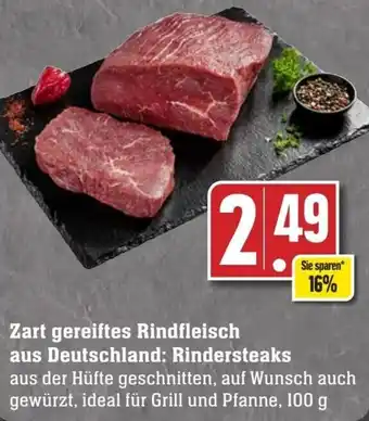 Edeka Rindersteaks 100 g Angebot