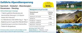 Edeka Geführte Alpenüberquerung Angebot