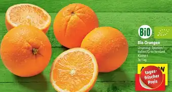 Lidl Bio Orangen 1 kg Angebot